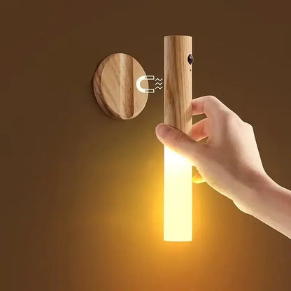 Lampe murale en bois, éclairage d'armoire de cuisine, capteur de mouvement Ma boutique