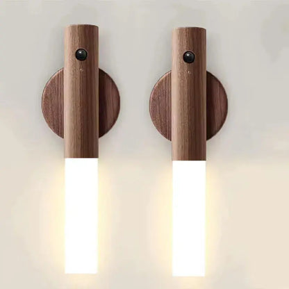 Lampe murale en bois, éclairage d'armoire de cuisine, capteur de mouvement Ma boutique