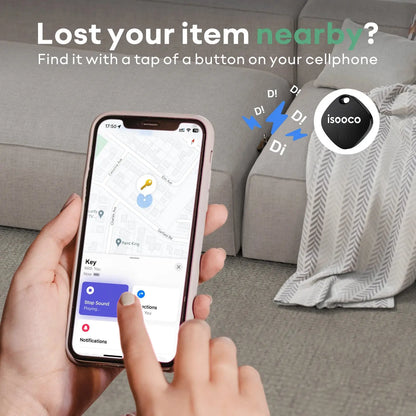 Mini localisateur GPS anti-perte Bluetooth Tracker pour clés, portefeuille et voiture Ma boutique