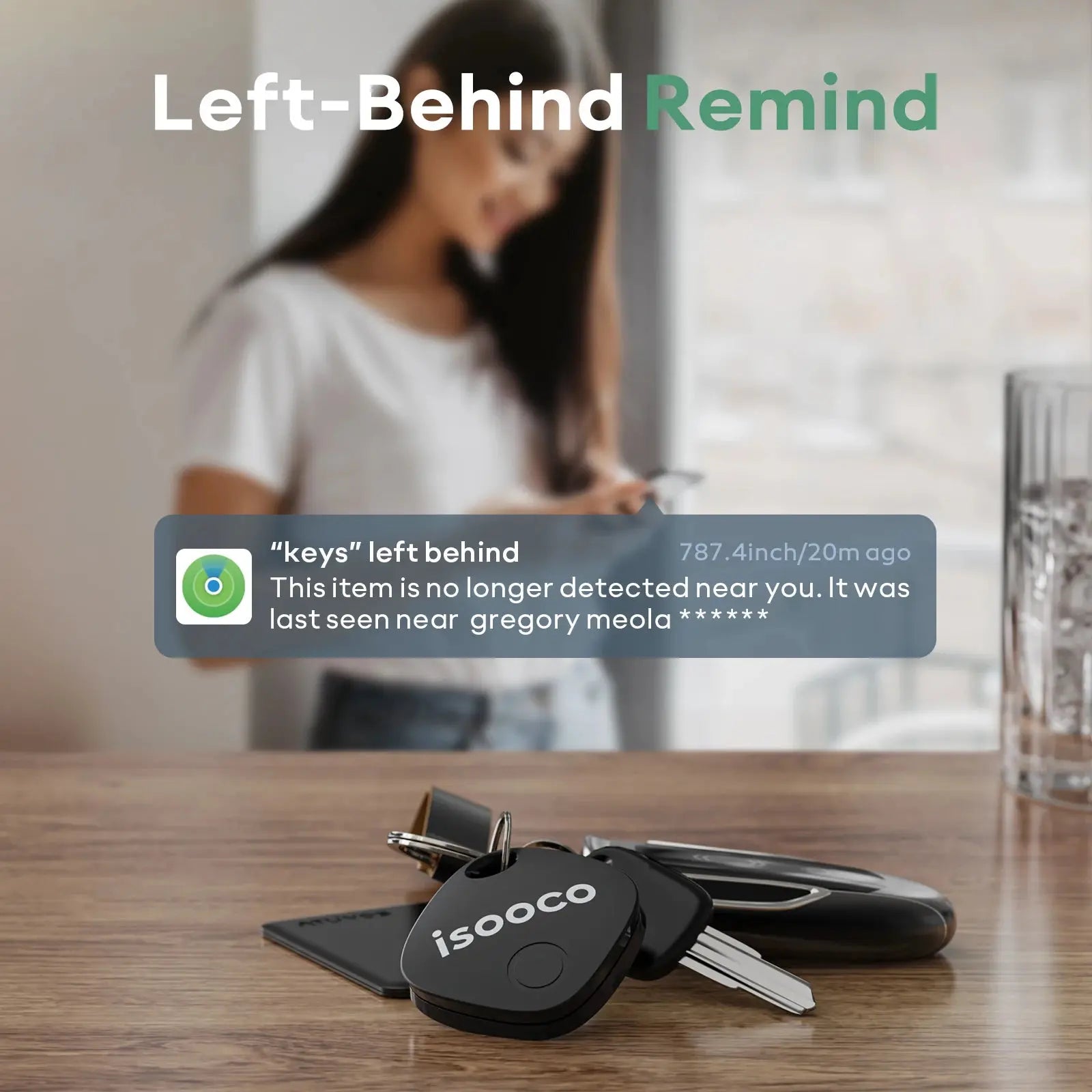 Mini localisateur GPS anti-perte Bluetooth Tracker pour clés, portefeuille et voiture Ma boutique